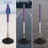 Training Pole with Rubber Base Weighted Agility Poles for Coaches,