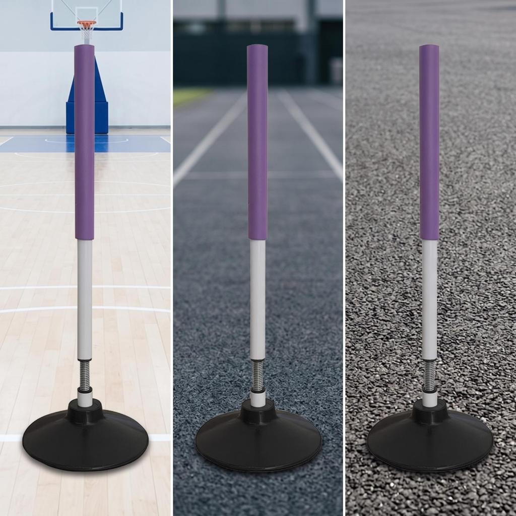 Training Pole with Rubber Base Weighted Agility Poles for Coaches,