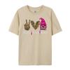 PEACE LOVE Fall Clothes Aesthetic T Shirts Slogan Clothing Men T Shirts