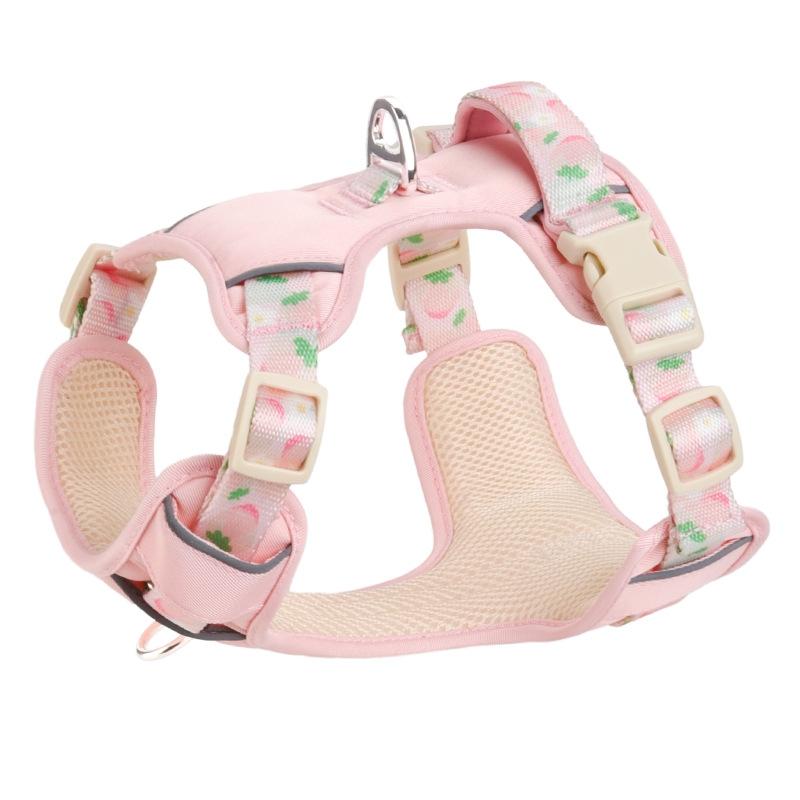 Dog Harness and Leash Set for Large Dogs Heavy Duty NoPull Service Dog Vest with Dog Seat Belt Reflective Adjustable Pet Harness