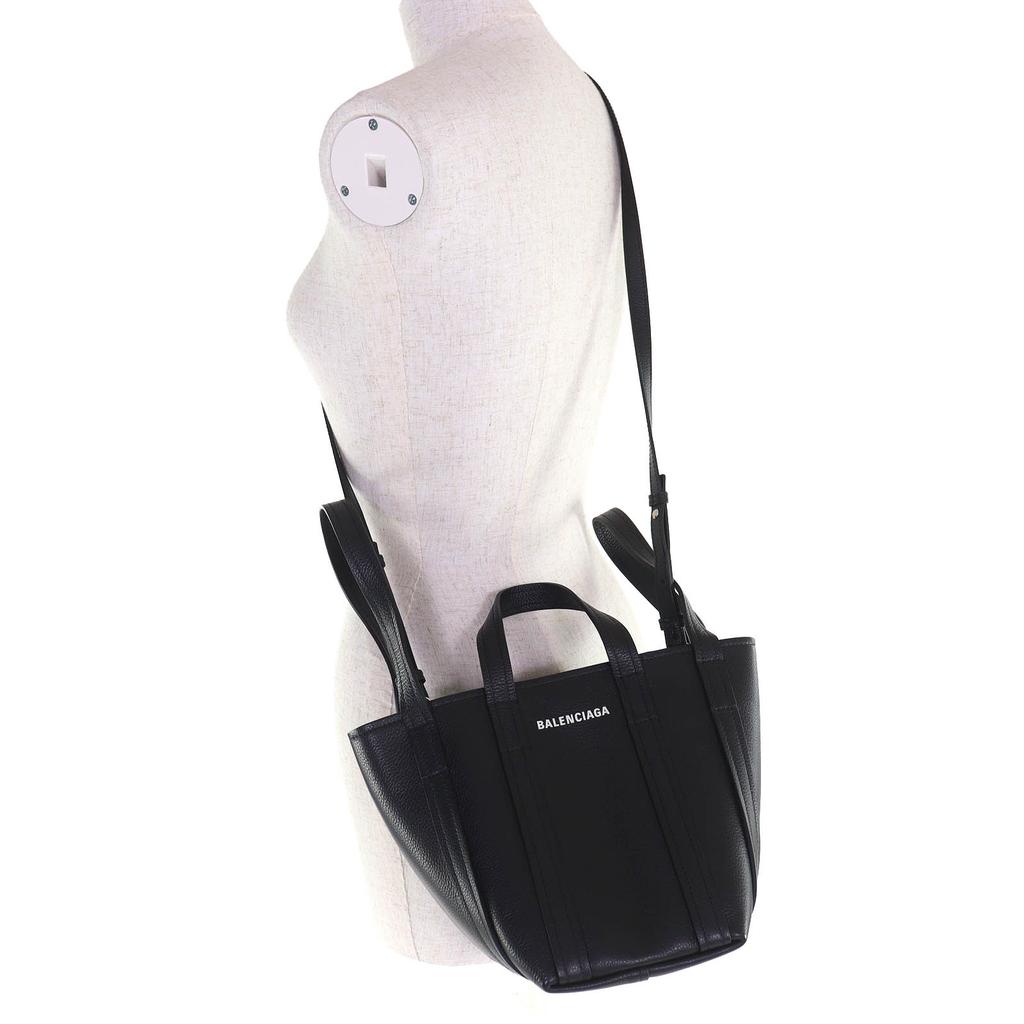 Excellent BALENCIAGA Shoulder Bag Everyday Tote XS Logo 2WAY handbag 672793 Used