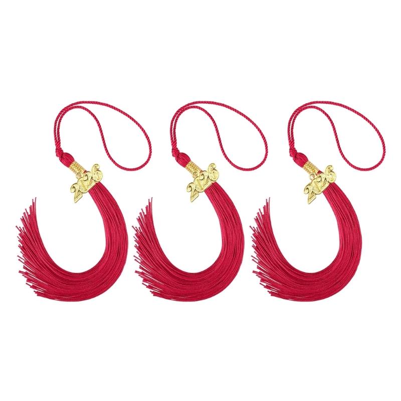 2026 Commencement Tassels Featuring Secure Clip Rayon Fabric For Academic And Home Decoration