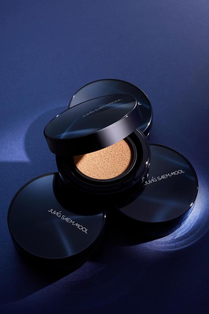 SAEM MOOL Limited Color Essential Skin Nuder Cushion Navy Edition Make-up Base Base [JUNG Official] (Körper + Nachfüllung) [JUNGSAEMMOOL] (Foundation, Base,