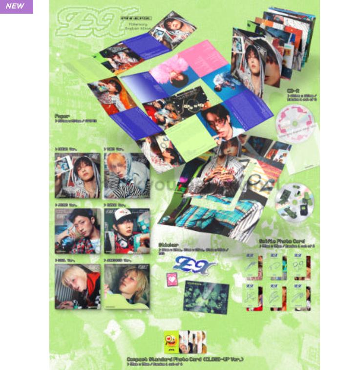 [Vorbestellung] P1Harmony CD Reguläres 1. Album EX (US-Ausgabe, Zufällige Mitgliedsversion)