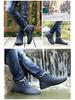 Men's Winter High-Top Lace-Up Velvet-Lined Boots for Seniors