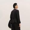 LESS 2026 Spring Collection Collarless Long-Sleeve Blazer