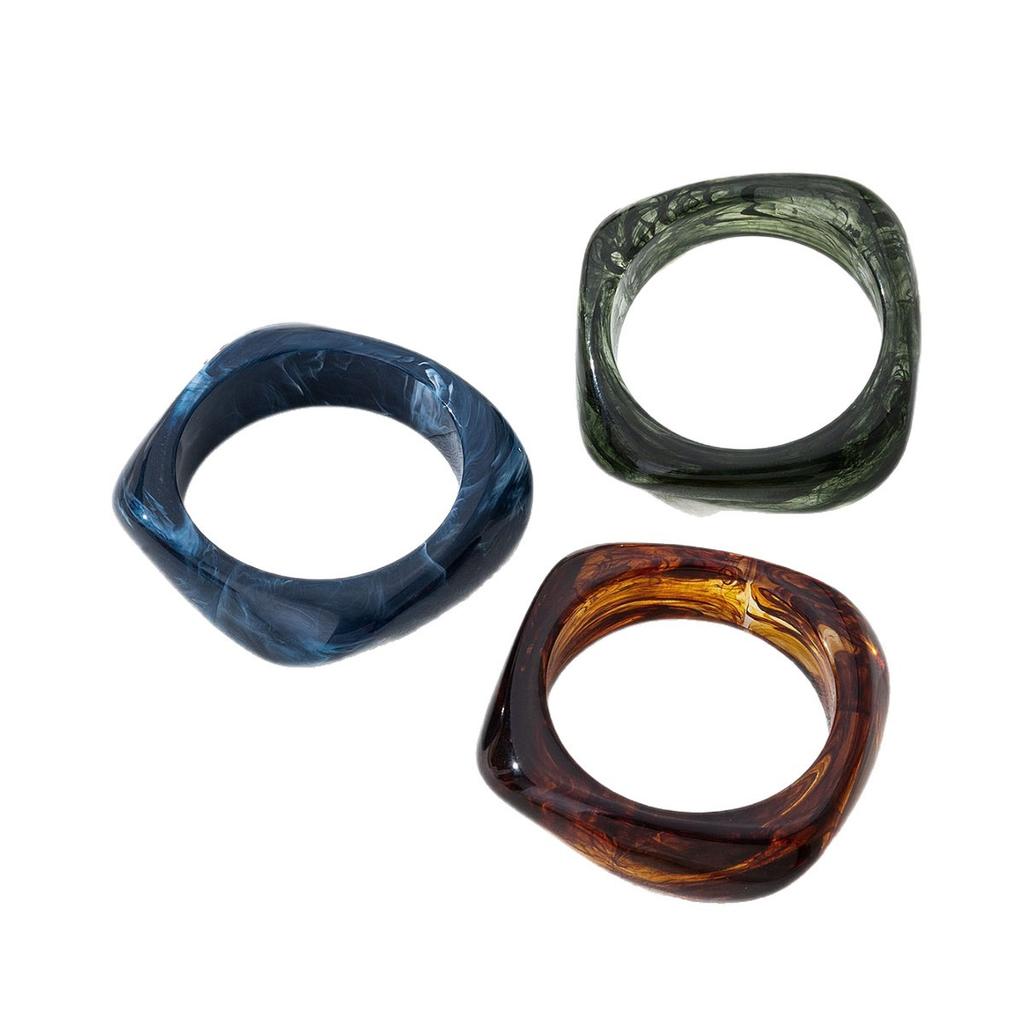 Leichter Luxus Mode Transparent Farbverlauf Armband Hoher Sinn Einfach Nische Temperament Retro Persönlichkeit Vielseitiger Schmuck Frauen