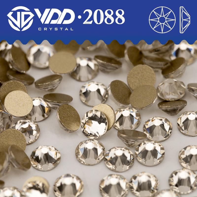 VDD SS16-SS30 High Quality 2088 Rhinestones Crystal Flatback 8 Big 8 Small 16cut Stones for DIY Crafts Nail Art Decoration