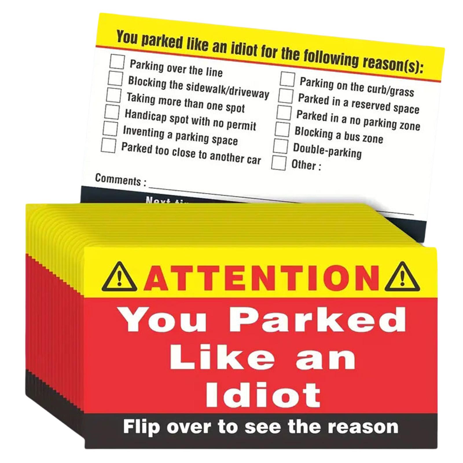 

Упаковка из 50 карточек с четким предупреждением о нарушении правил парковки. Карточки с уведомлением о нарушении правил парковки. Бумажная карточка для владельцев автомобилей. 93