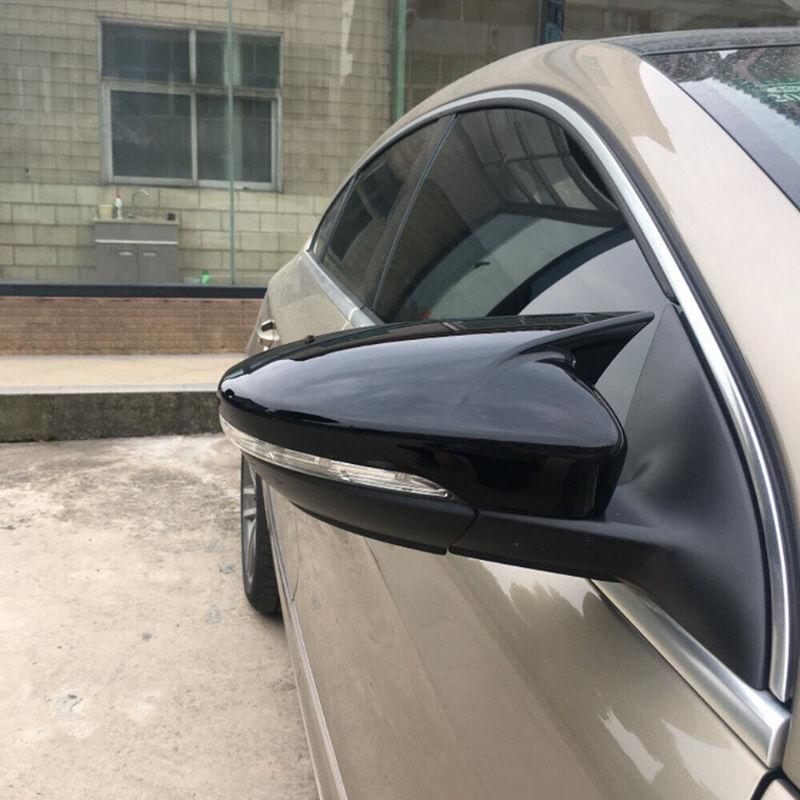 PAIR For VW Jetta 2011-2017 Passat B7 2011-2014 OX Horn Door Mirror Cover Exterior Cap Side Wing Protective Trim Car Decor