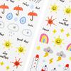 Bullet Journaling Daily Weather Forecast Planner Seal Stickers