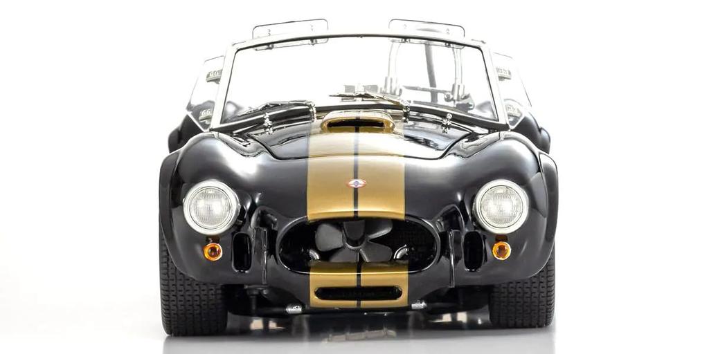 Kyosho Original Scale Shelby Cobra Finished Product KS08048BKG 1/18 427S/C (Black/Gold Stripes)