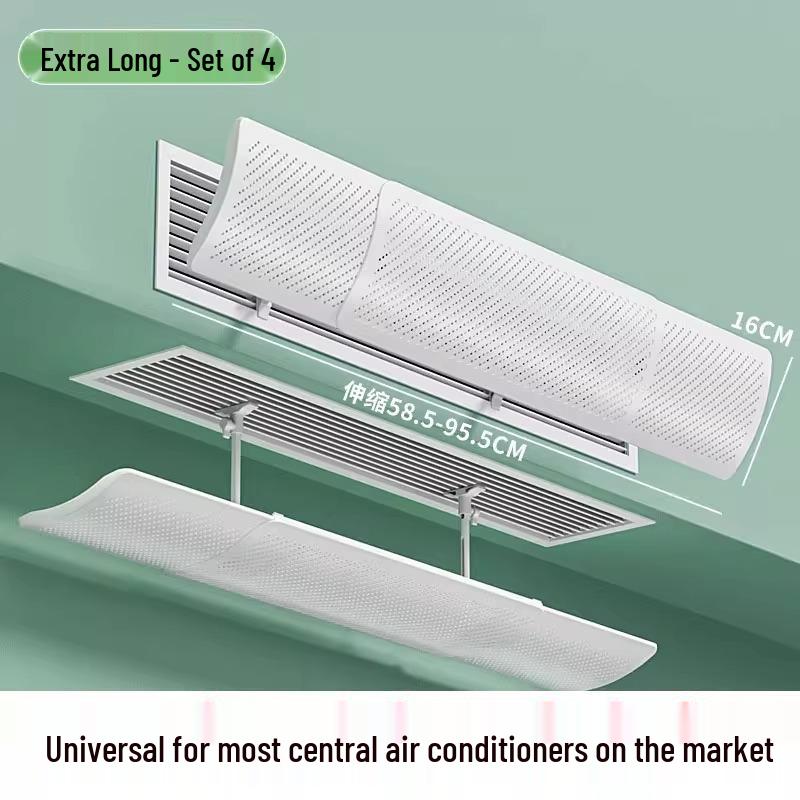 Universal Air Conditioner Deflector: Anti-Direct Blow Office Air Guide