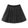 2026 Spring A-Line Pleated Wool Skirt - Slimming Petite Fit with Wood Ear Edge Waist