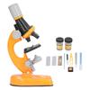 Kids Microscope Kit LED 1200X Microscope with Specimen Slides Science Educational Toy Birthday Gift