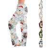 Women's Casual Christmas Print Pants with