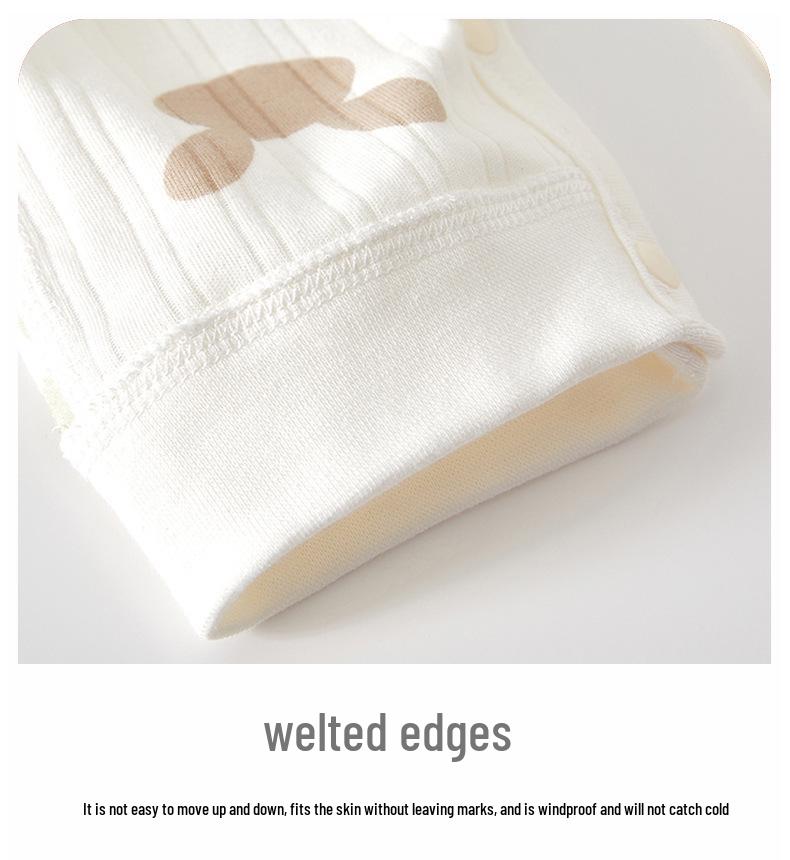 Salopetă cu mânecă lungă din bumbac pur pentru nou-născuți: Salopetă fără mâneci pentru băieți și fete, potrivită pentru tot anul