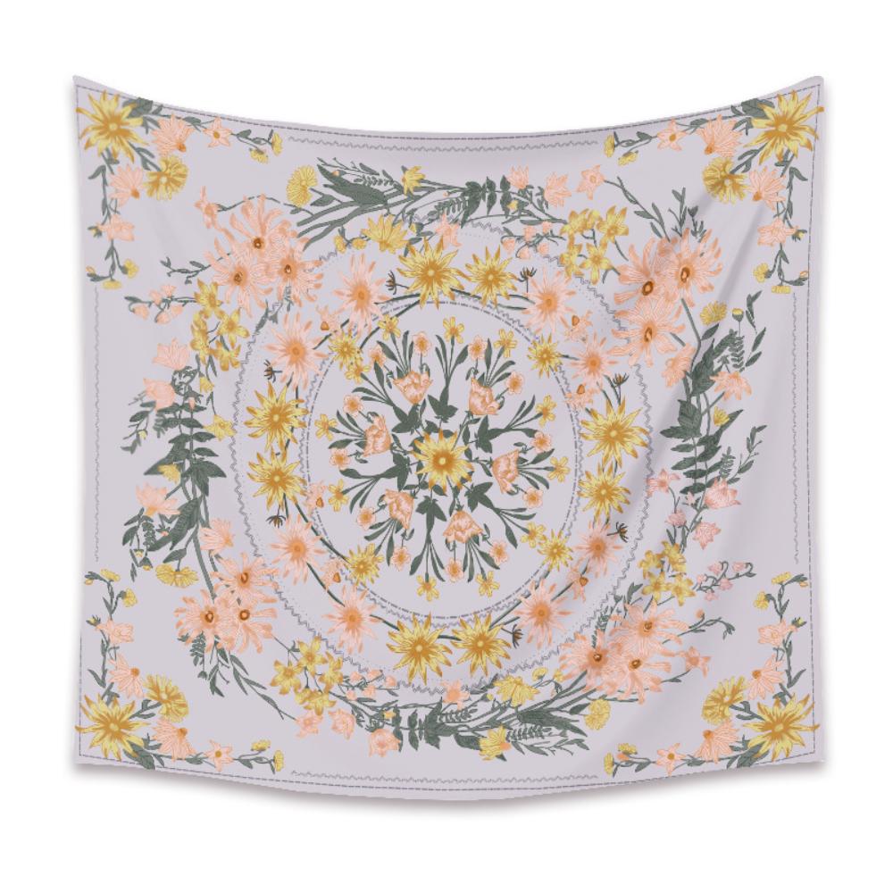 Wallpaper of Indian Mandala, Bedroom Hanging Cloth, Living Room Decoration Painting, Room Tapestry, Wall Hanging Wall Carpet