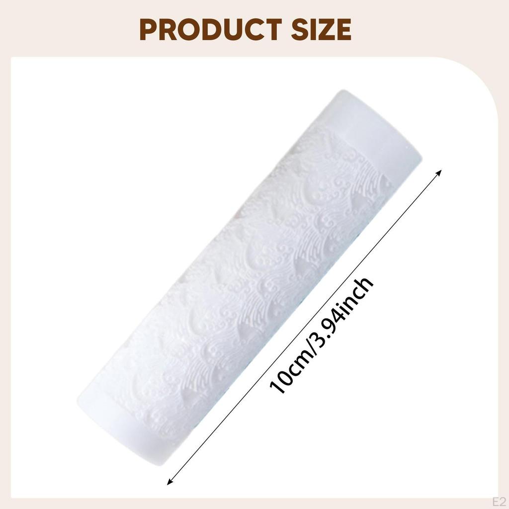 Ocean Wave Clay Texture Roller Pattern Rolling Pottery Elegant Portable Earring Jewelry Making Tool