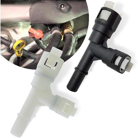 2 PCS Car Heater Inlet Hose Joint, Three-way Plastic Cooling Connector Accessories, Original Replacement 15055343 15055342, Compatible with Select