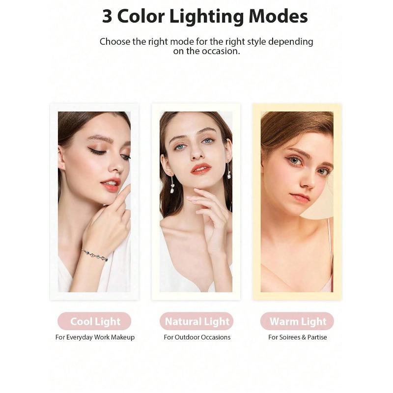 LED Makeup Mirror ,Makeup Mirror With Lights,Portable Mini Vanity Mirror ,LED Lighted Travel Compact Makeup Mirror,Pocket Mirror With Lights
