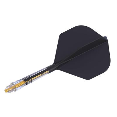 Cuesoul ROST AK57 T19 Carbon Fiber Rod with Integrated Standard Set of 3 Flights, Shape, (CS-AK57XB1-4)