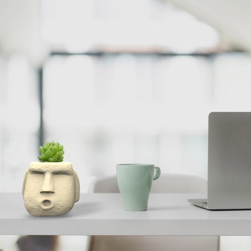 Candles Holder Resin Mold,Gypsum Flower Pot Silicone Molds Doll Epoxy Resin Casting Molds for DIY-Jewelry Storage Box