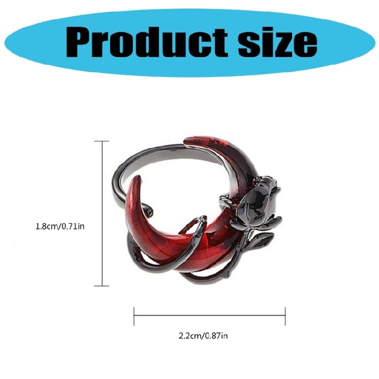 Versatile Crescent Ring Adjustable Size Open Ring Jewelry Handmade Statement Accessory for Everyday Wear and Event