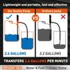 Amartisan Portable Fuel Transfer Pump Battery Powered - Gas Pump For Gas, Fuel, Diesel, Water Transfer - 2.6 GPM Multi-Use Siphon Fuel Transfer Pump