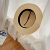 Straw Hat, Countryside Fashion, Versatile, Flat Top Lace Sun Hat, Straw Woven Travel Sun Hat, Sun Protection