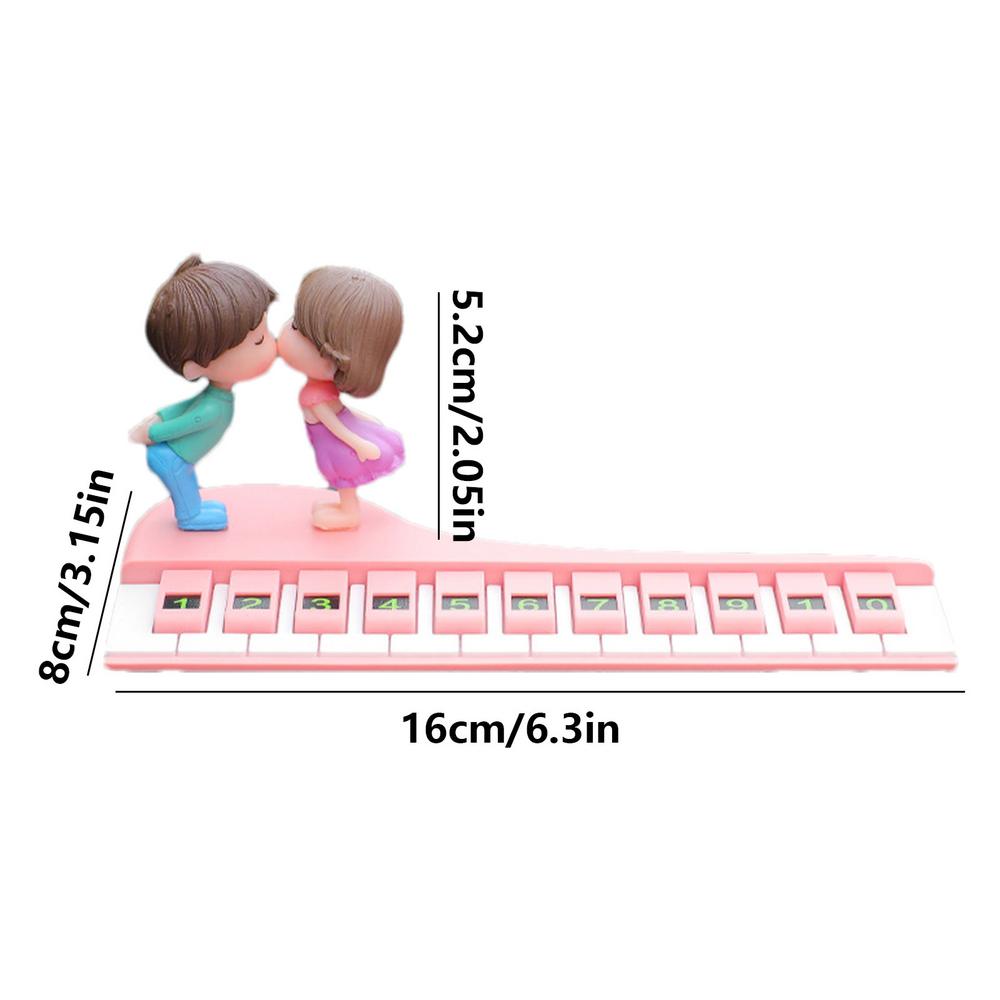 

Временный номерной знак для парковки, дизайн пианино, телефонный номерной знак, креативные автомобильные аксессуары, нескользящая основа для женщин