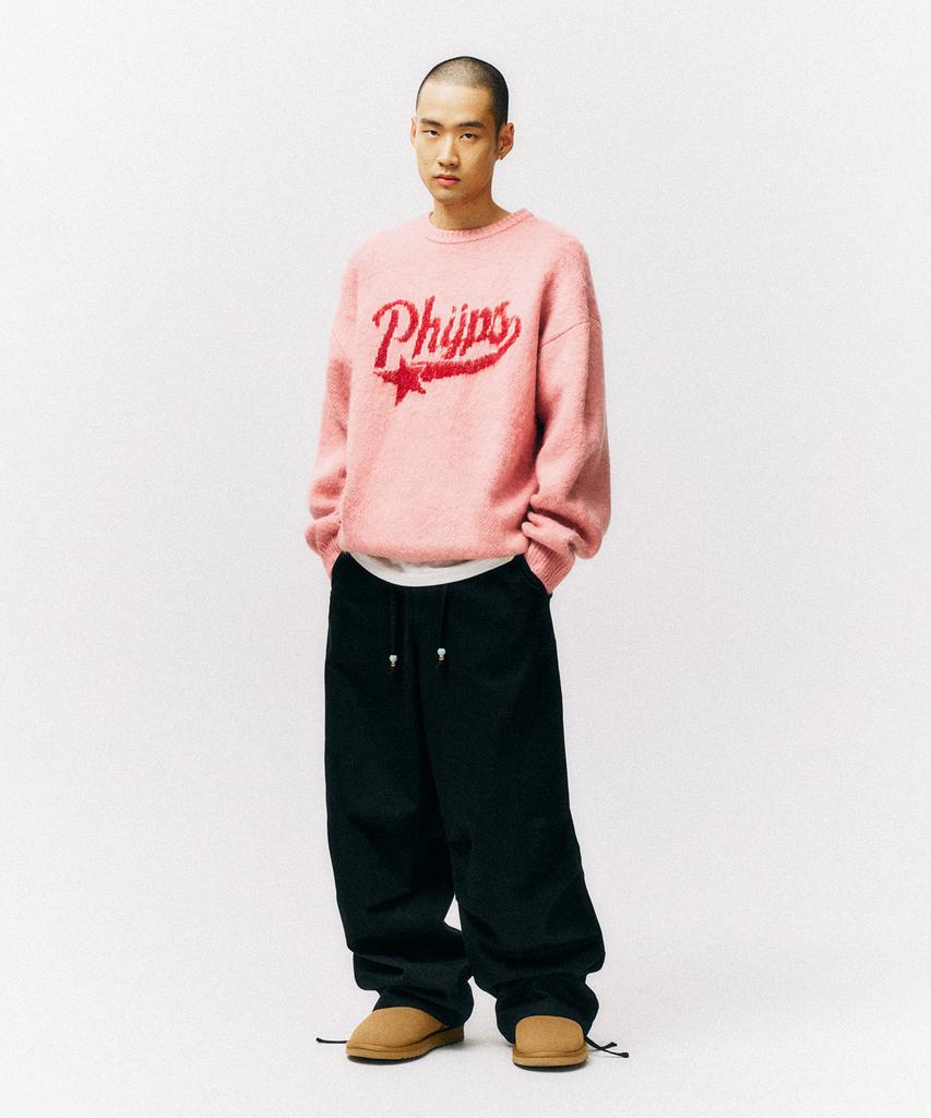 PHYSICAL DEPARTMENT Startail Brush Knit_Vintage Pink