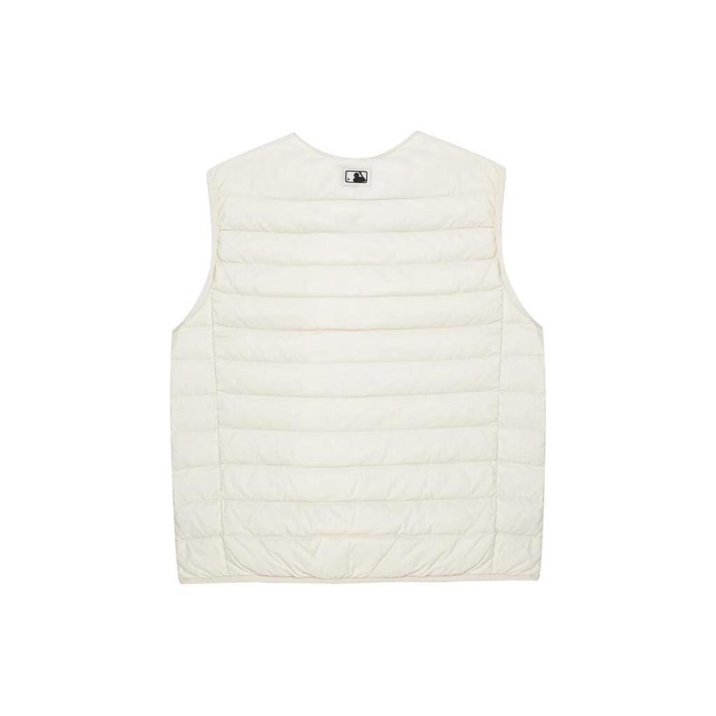 New MLB New York Yankees Down Vest Unisex Beige 3ADVB0426-50CRS