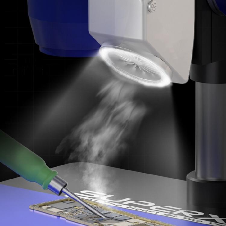 High Performances Powerful Smokes Removal Exhaust Solution With Integrated Light For Microscope And Welding Applications