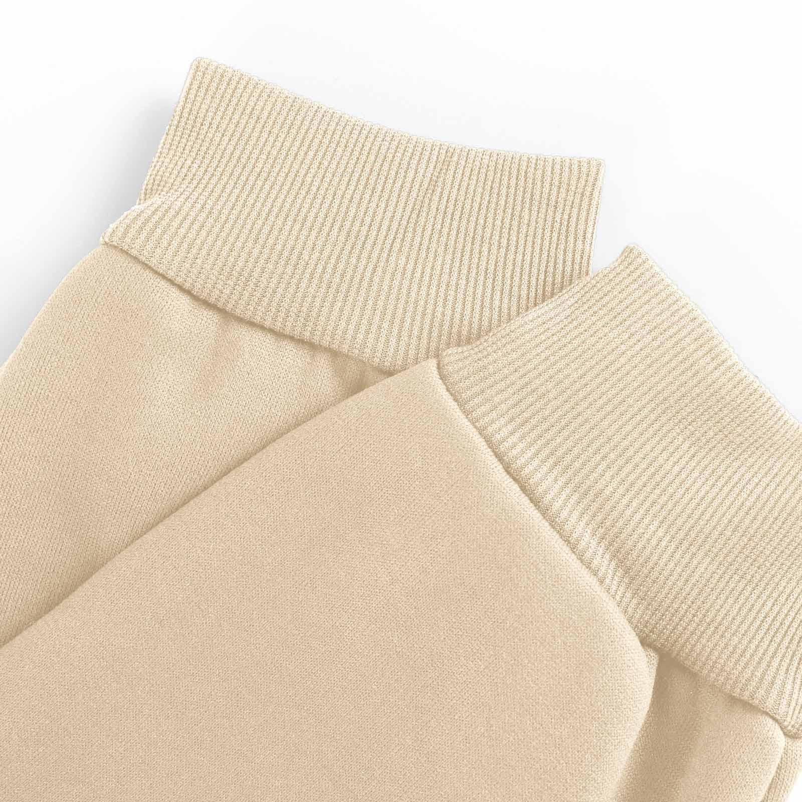 Унисекс модный повседневный свободный плюшевый пуловер с длинными рукавами и круглым — фото 5