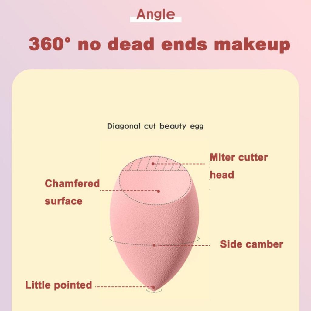 4ks/sáček Fashion Make Up Blender Kosmetická houbička na make-up nafouknutý make-up podkladový prášek houba Beauty Tool Příslušenství k make-upu