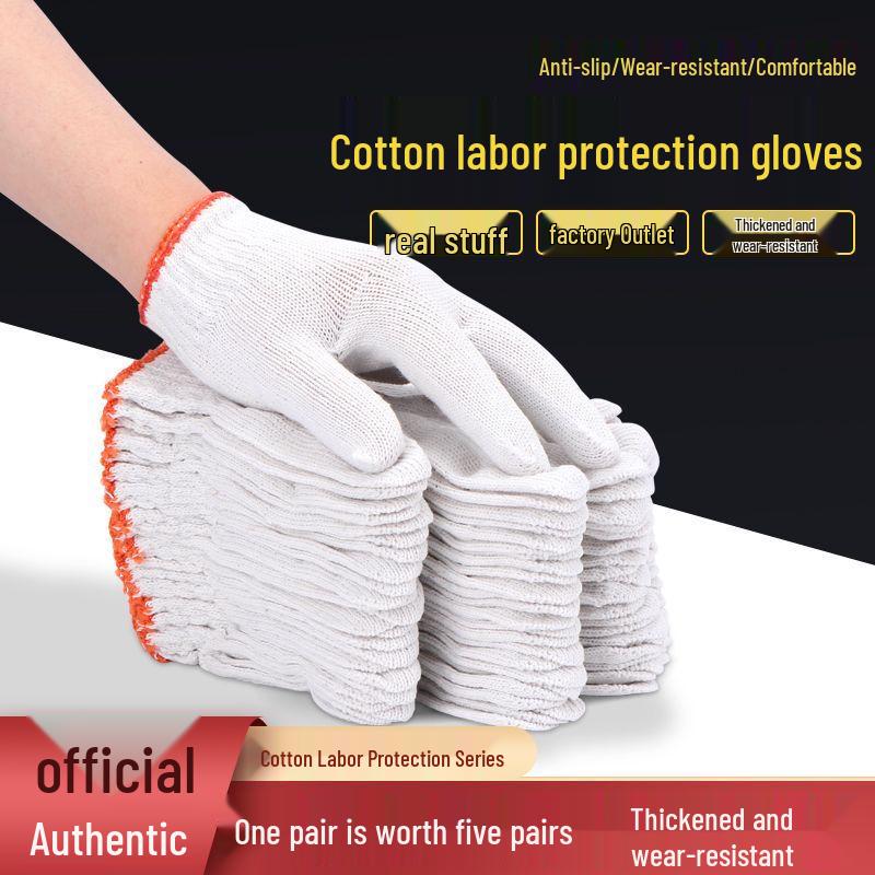Kaixin Anti-slip Cotton Work Gloves