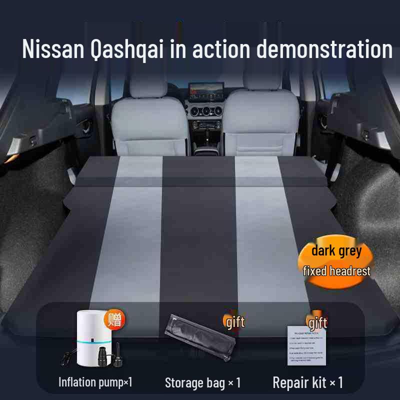 Aufblasbare Kofferraummatratze für Nissan Qashqai SUV Rücksitz
