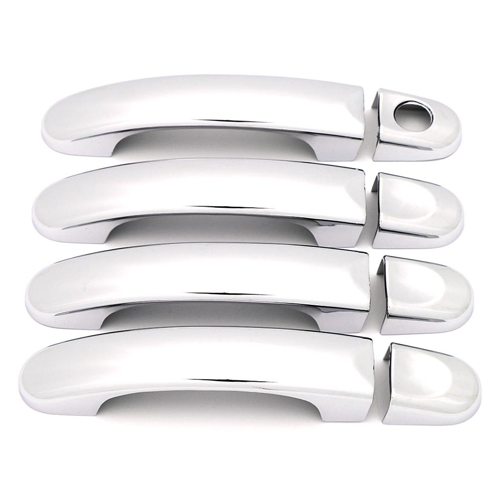 Für Volkswagen VW Transporter T5 Multivan V 2003–2015, Chrom-Außenseite, Türgriffabdeckung, Zierrahmen, Lünette, 2012