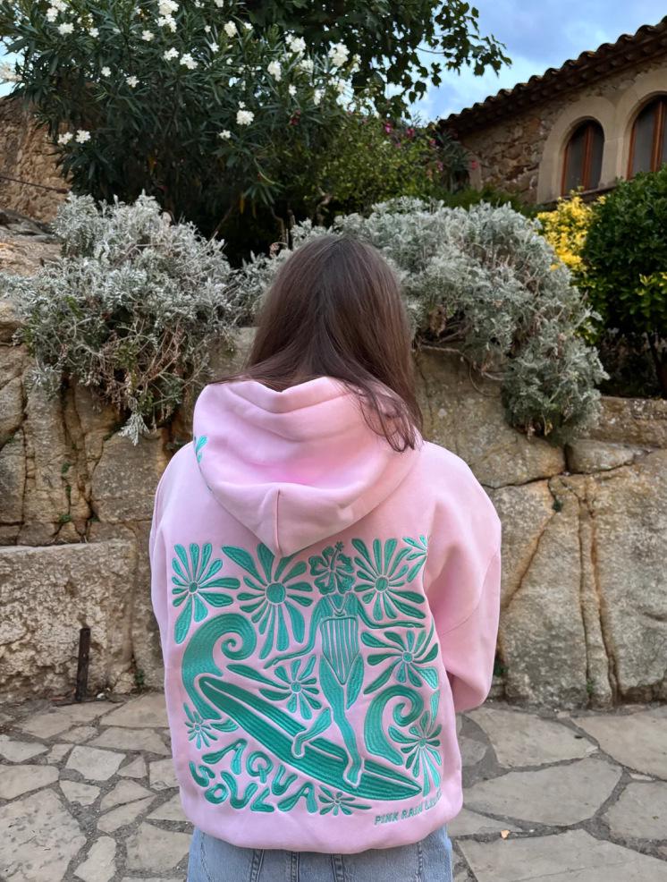 Hawaii Hibiscus Print Hoodie, European Sizes S-5XL, Trendy Sweatshirt 2025