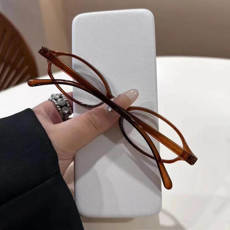 

Овальная оправа Y2K в стиле ретро, анти-синий свет, близорукие очки, готовые женские очки для близорукости, рецептурные очки с минусовой диоптрией 0