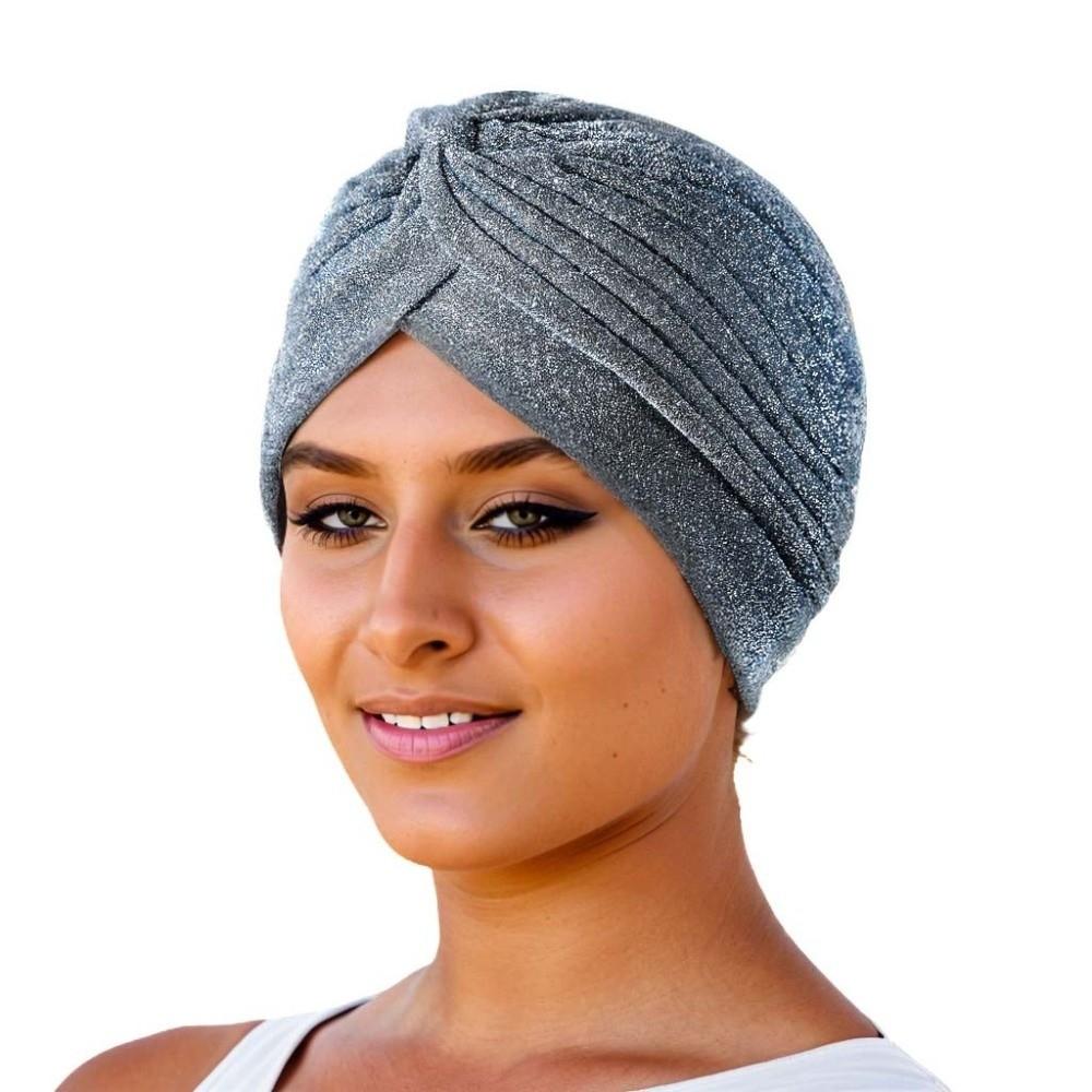 Elastic Twist Knot Turban Hat Wrap Style Cancer Chemo Hat New Islamic Headband  Women Headwear