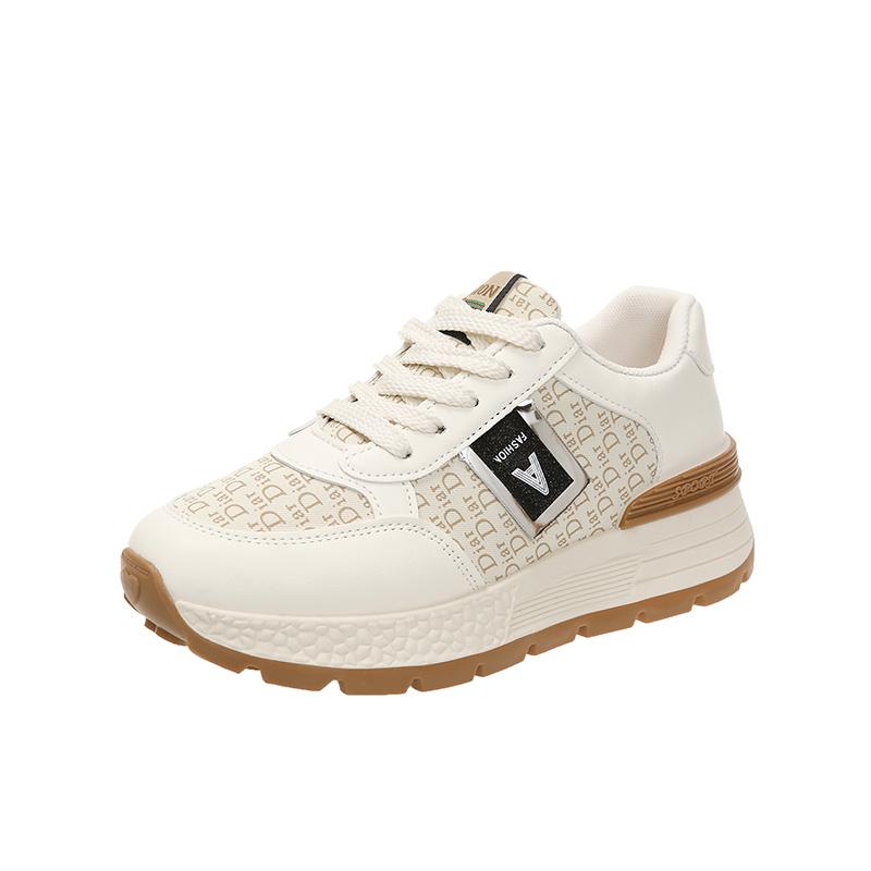 Fashion 2025 NEW Trendy Women's Casual Hot-selling comfort and versatile Shoes round Toe Platform Rubber Sole Comfortable