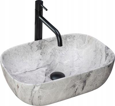 Livia Stone Grey Marble Countertop Washbasin