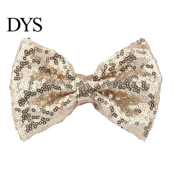 Comfortable Hair Clip Hairpin Safety Rounded Corner with Burr-Free Metal Spring Bow Shape Shiny Sequin Decoration Children Sparkling Accessory