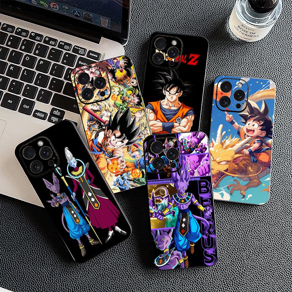 Cover for Xiaomi Redmi Note 13 14 Pro Plus ProPlus 14C 13C Pro+ 5G Casing Phone Case DragonBalls Beerus Dragons Gokus Balls