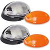 2 LED Exterior Porch Utility Light Oval 12v 300 Lumen Lighting Fixture Replaceme