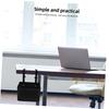 Housoutil Mesh Desk Easy Installation and Desk Storage Basket for Remote and Cable Small Office Storage Rack Clamp-on Tray, Damage-Free Storage,