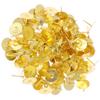 50Pcs/Set Butterfly Clutch Tie Tacks Pin Back Replacement Blank Pins Gold
