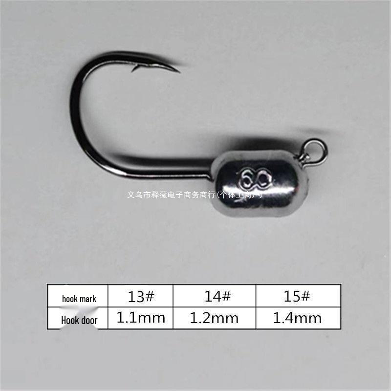Enhanced Loach Jig Head Hook – Anti-Snag, Soft Bait, 3-20g for Mandarin Fish